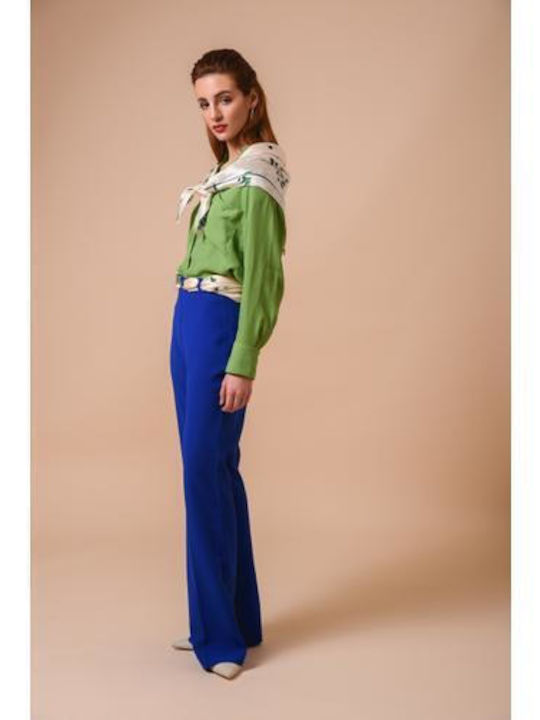 Enareti Damen Seiden Schal Khaki