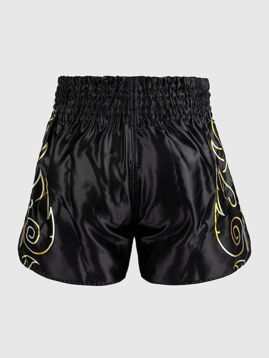Боксерки Muay Thai Venum Vtc Flames Muay Thai Shorts Черно Златно