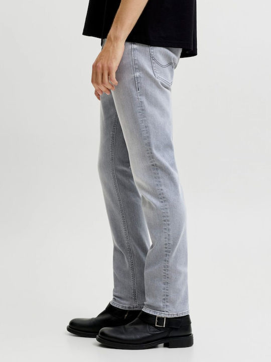 Herren Jeanshose Elastisches Slim Anwendung Grau