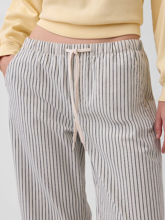 90s Niedriger Anstieg Damen Jeans Hosen in Loose Passform Weiß