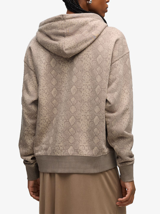 PUMA Sweatshirts & Hoodies für Damen Mouse Grau mit Kapuzen PUMA Sweatshirts & Hoodies für Damen Mouse Grau mit Kapuzen