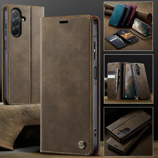 Caseme Wallet Δερματίνης Καφέ (Galaxy A17)