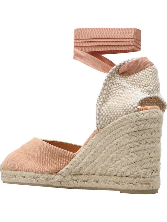 Chiara 8 002 Women's Summer Platforms in Espadrille Style Pink