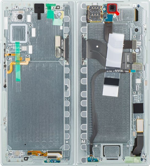 Samsung Екран със сензорен механизъм за Galaxy Z Fold7 F966 (Зелен)