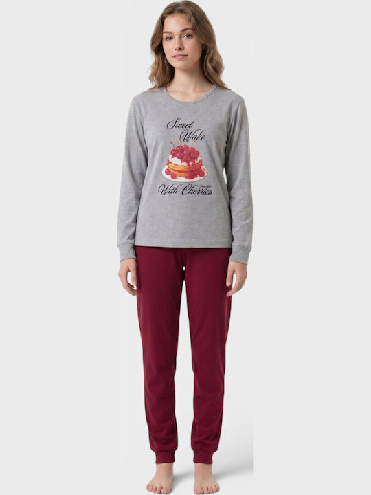 Nina Club Kids Winter Pyjamas Grey Nina Club Kids Winter Pyjamas Grey