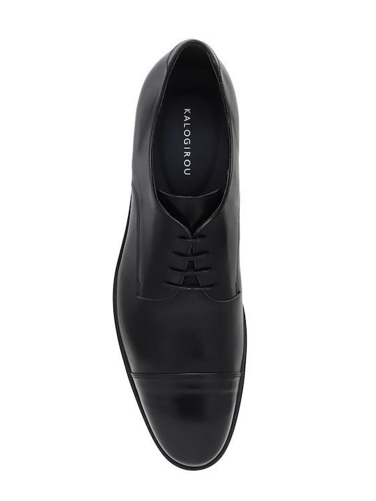 Pantofi eleganți pentru bărbați din piele Negri