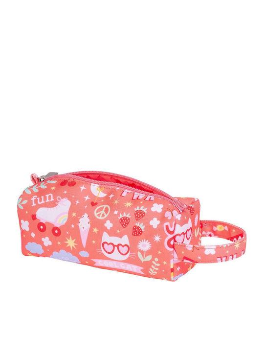 A Little Lovely Company Fun School Set Pink 23.5 x 10 x 30cm