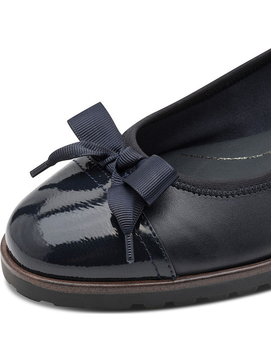 Damen Ballerinas in Blau Farbe