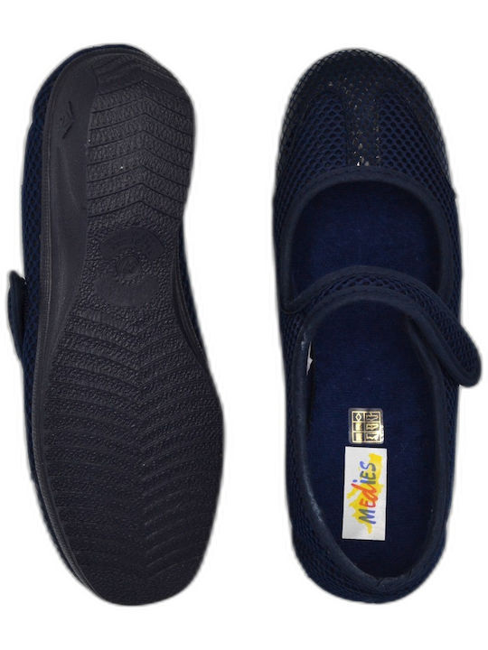 Damen Ballerinas in Blau Farbe