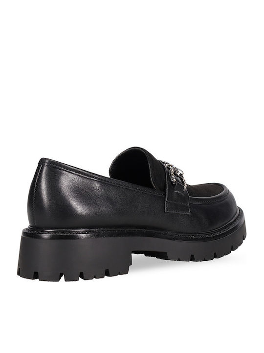 Mocasini dama Loafers în Culoare Neagră