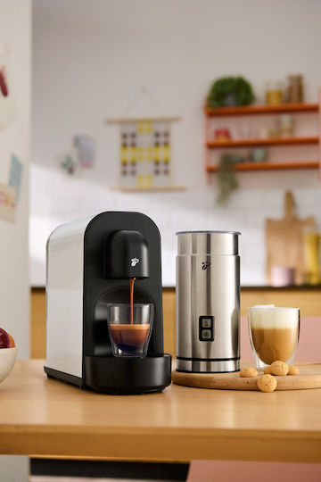 Tchibo Kaffeekapselmaschine für Kapselkompatibilität Cafissimo Weiß