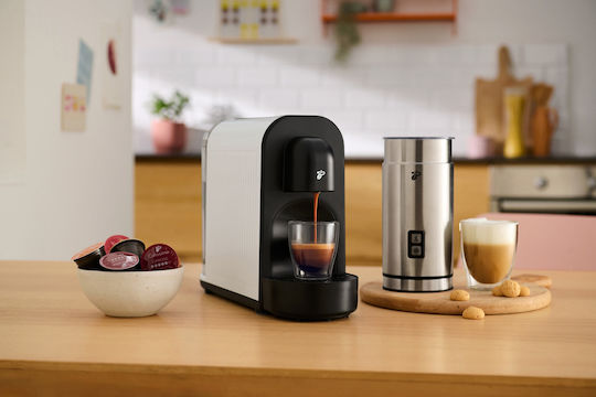 Tchibo Kaffeekapselmaschine für Kapselkompatibilität Cafissimo Weiß