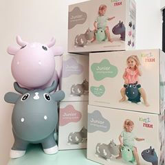 Kidzzfarm Hoppers Cow Bella for 4+ Years Blue