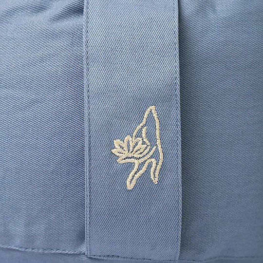 Pernă De Meditație Meditation Cushion Albastru Deschis Bumbac Organic 33x17cm