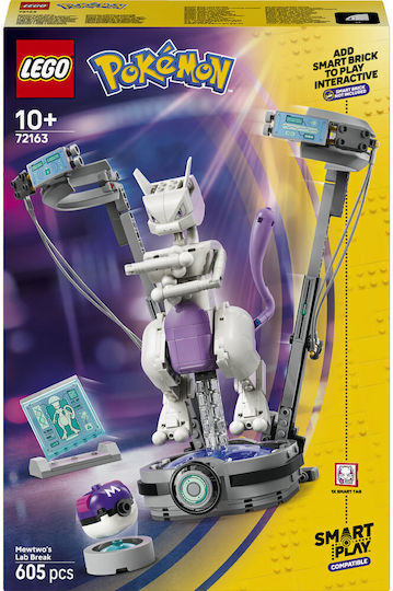 LEGO Pokemon Mewtwo Laboratory Escape pentru 10+ Ani 605 Buc