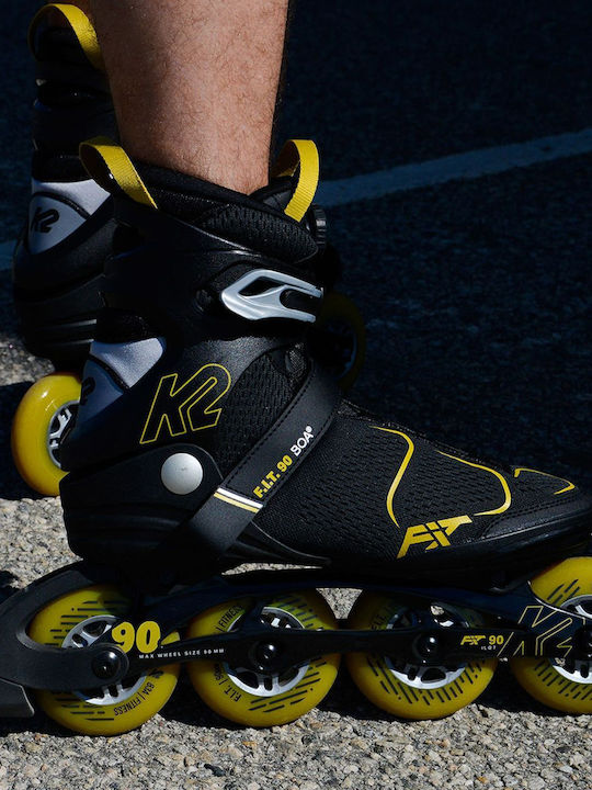 K2 F.I.T Inline Rollers Μαύρα Ενηλίκων