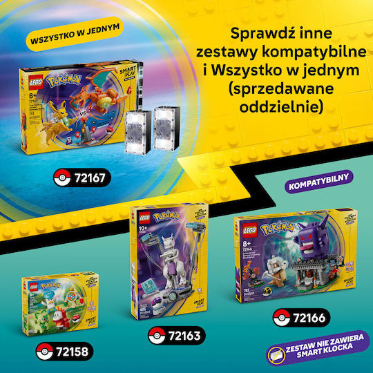 LEGO Pokemon Cubone And Gengar Spooky Showdown за 8+ Години 782 Бр.