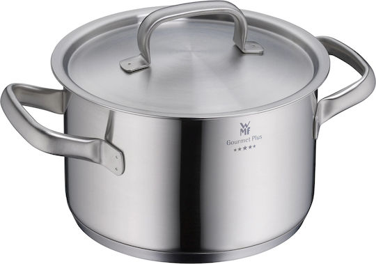 WMF Gourmet Plus Pots Set Made of Stainless Steel with Non-Stick Interior Coating 5 Pieces