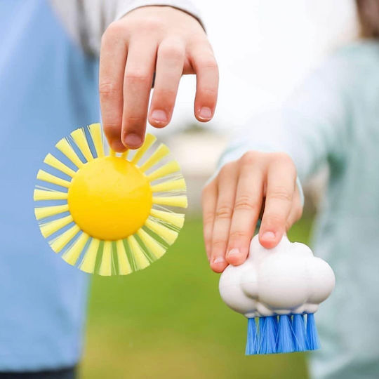 Bilibo Plui Brush Cloudy Bath Toy for 3+ Months