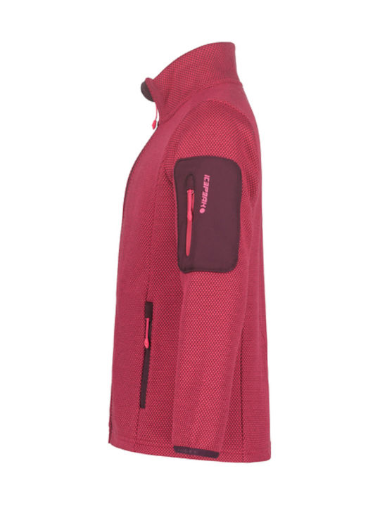 Kids Casual Short Coat Raspberry