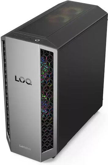 Lenovo Loq Tower 26ADR10 Настолен компютър (Ryzen 7-8745HX/64GB DDR5/1TB SSD/W10 Pro)