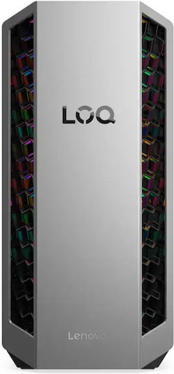 Lenovo Loq Tower 26ADR10 Настолен компютър (Ryzen 7-8745HX/32GB DDR5/500GB SSD/W10 Pro)