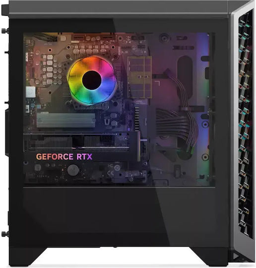 Lenovo Loq Tower 26ADR10 Настолен компютър (Ryzen 7-8745HX/32GB DDR5/500GB SSD/W10 Pro)