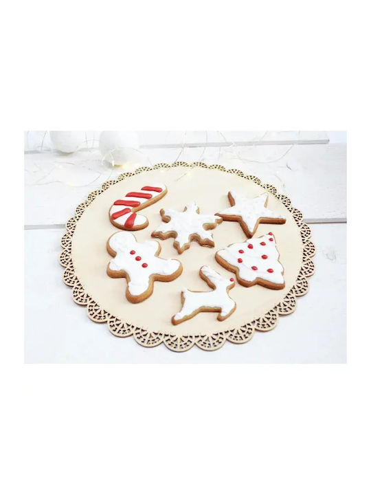 Scrap Cooking Christmas Wooden Rolling Pin Stars