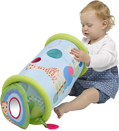 Sophie La Girafe Fabric Barrel Animal with Sounds for 6+ Months