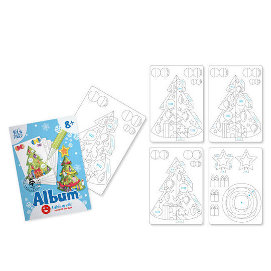 Sabbiarelli 3D Christmas Tree Painting Marble Powder 8+