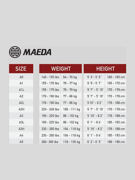 Maeda Men's Jiu Jitsu Uniform White