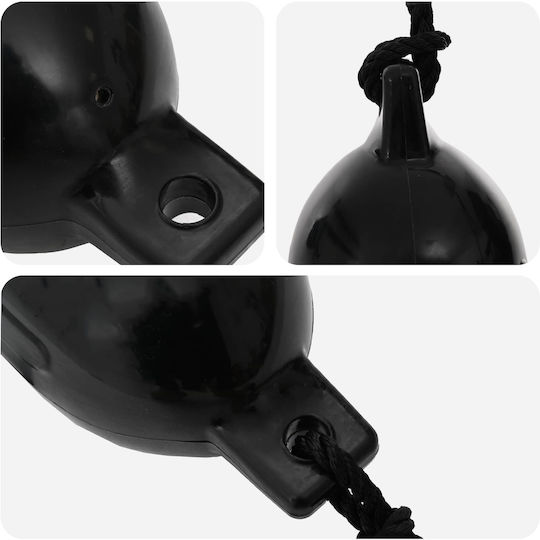 Boat Balloons 2 Pieces Ø 11 X 40 cm Black Pvc 42028741