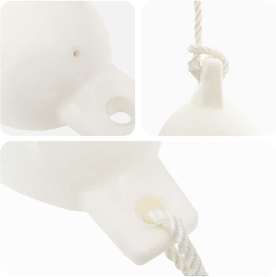 Boat Balloons 2 Pieces Ø 11 X 40 cm White Pvc 42028744