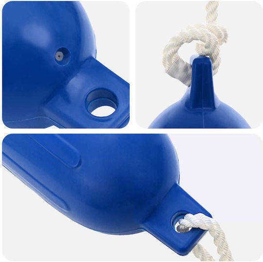 Boat Balloons 2 Pieces Ø 14 X 50 cm Blue PVC 42028739