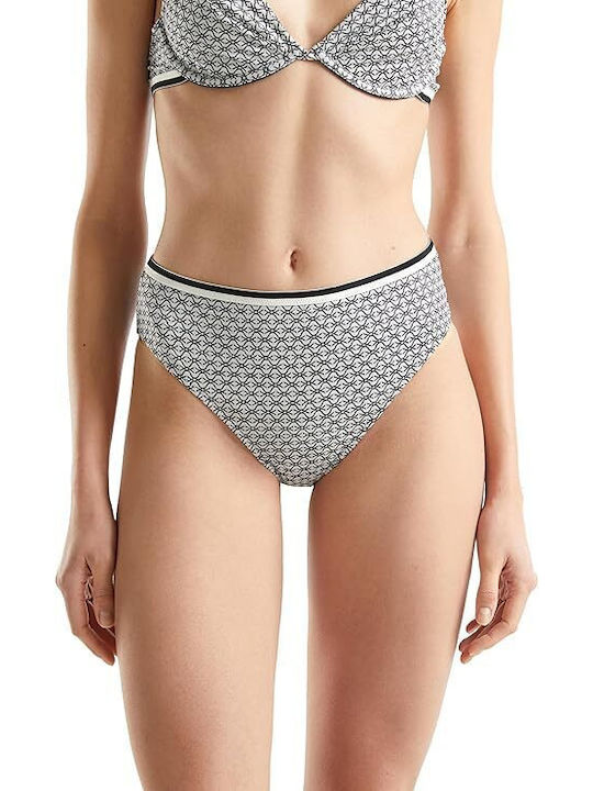 Set Bikini Schwarz-Weiß