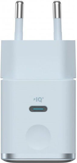 Anker Зарядно Устройство Без Кабел с USB-C Порт 45W Power Delivery Син (Nano Display)