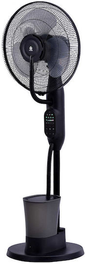Mist Fan Misting Fan 75W Fan Diameter 40.64cm With Remote Control Black