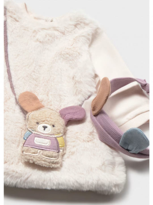Mayoral Girls Dress Long Sleeve Ribbon Girl
