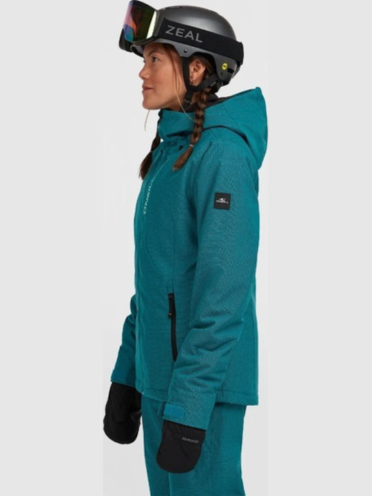 O'Neill 1500139-15084 Jachetă Pentru Femei Pentru Ski & Snowboard Verde
