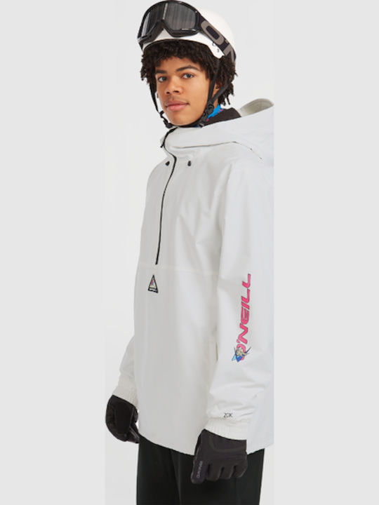 O'Neill 2500139-11014 Geacă Pentru Bărbați Pentru Ski & Snowboard Albă