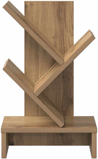 Bücherregal Bearbeitetes Holz 30x18x48cm