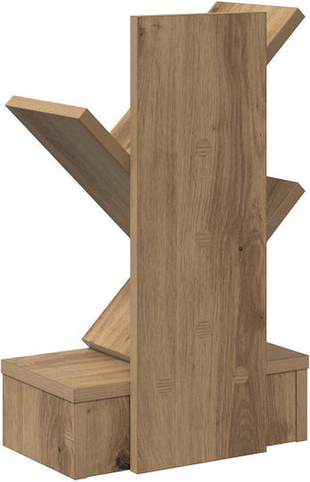 Bücherregal Bearbeitetes Holz 30x18x48cm