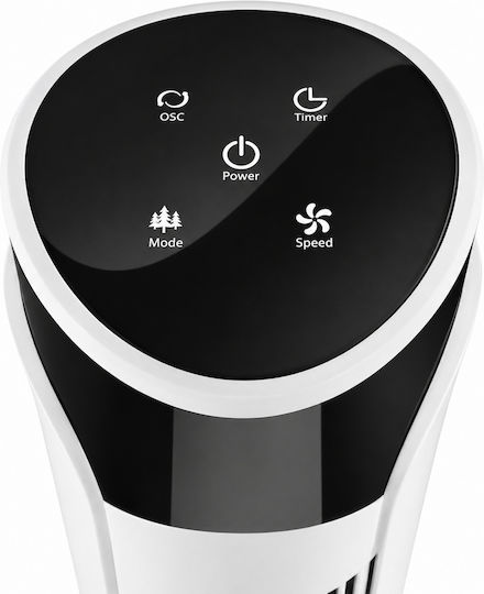 Ventilator Tip Turn 45W Cu Telecomandă Alb