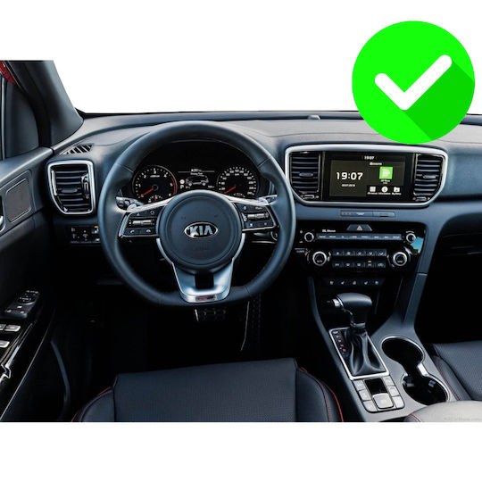 Carmedia Ηχοσύστημα Αυτοκινήτου για Kia Sportage 2018 (Bluetooth/USB/WiFi/GPS/Apple-Carplay/Android-Auto) με Οθόνη Αφής 9"