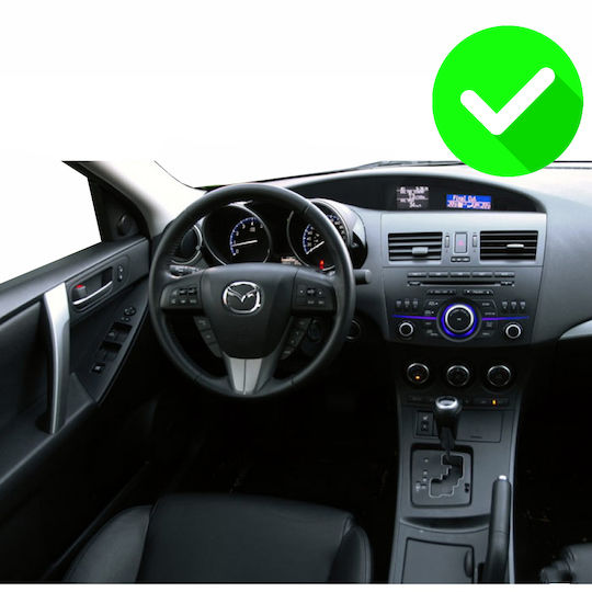 Carmedia Ηχοσύστημα Αυτοκινήτου για Mazda 3 2009-2014 (Bluetooth/USB/WiFi/GPS/Apple-Carplay/Android-Auto) με Οθόνη Αφής 9"