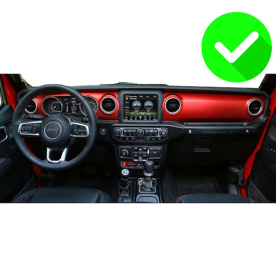 Carmedia Car Audio System for Jeep Wrangler 2018 Bluetooth USB WiFi GPS Apple CarPlay Android Auto with 9" Touch Screen