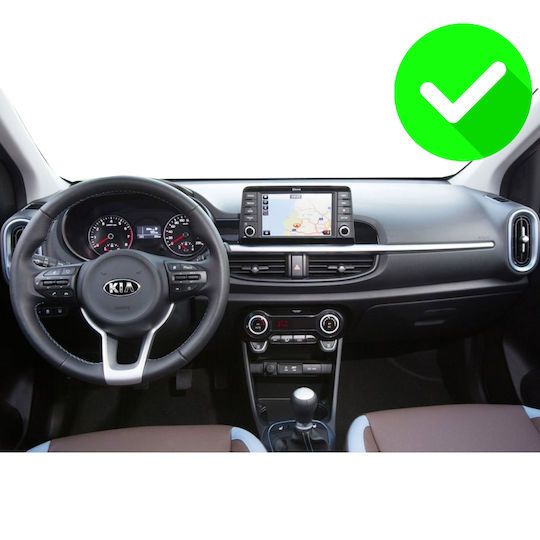 Carmedia Ηχοσύστημα Αυτοκινήτου για Kia Picanto 2017-2021 (Bluetooth/USB/WiFi/GPS/Apple-Carplay/Android-Auto) με Οθόνη Αφής 9"