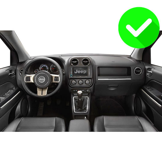 Carmedia Car Audio System for Jeep Compass / Patriot 2012 (Bluetooth/USB/WiFi/GPS/Apple-Carplay/Android-Auto) with Touch Screen 10"