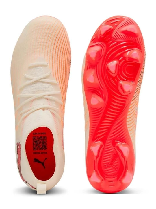 Future 9 Match FG/AG Kids Soccer Cleats & Shoes Molded Beige