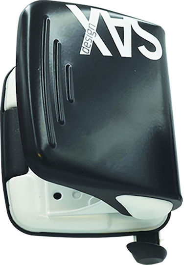 Sax Paper Punch with Guide 2-Hole for 30 Sheets Sax in Black Color